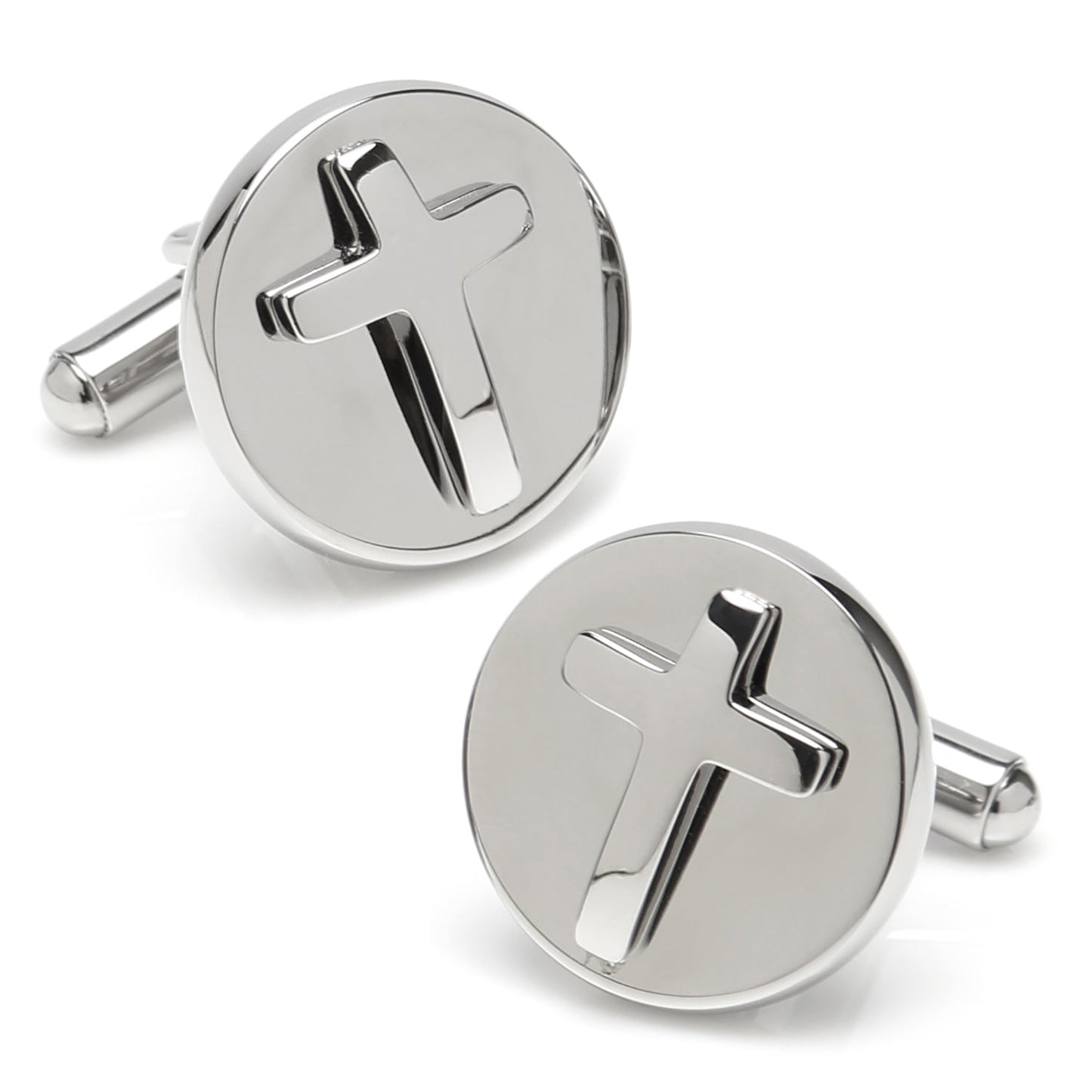 Cross Stainless Steel Cufflinks and Tie Clip Gift Set - Cufflinks.com - Flyclothing LLC