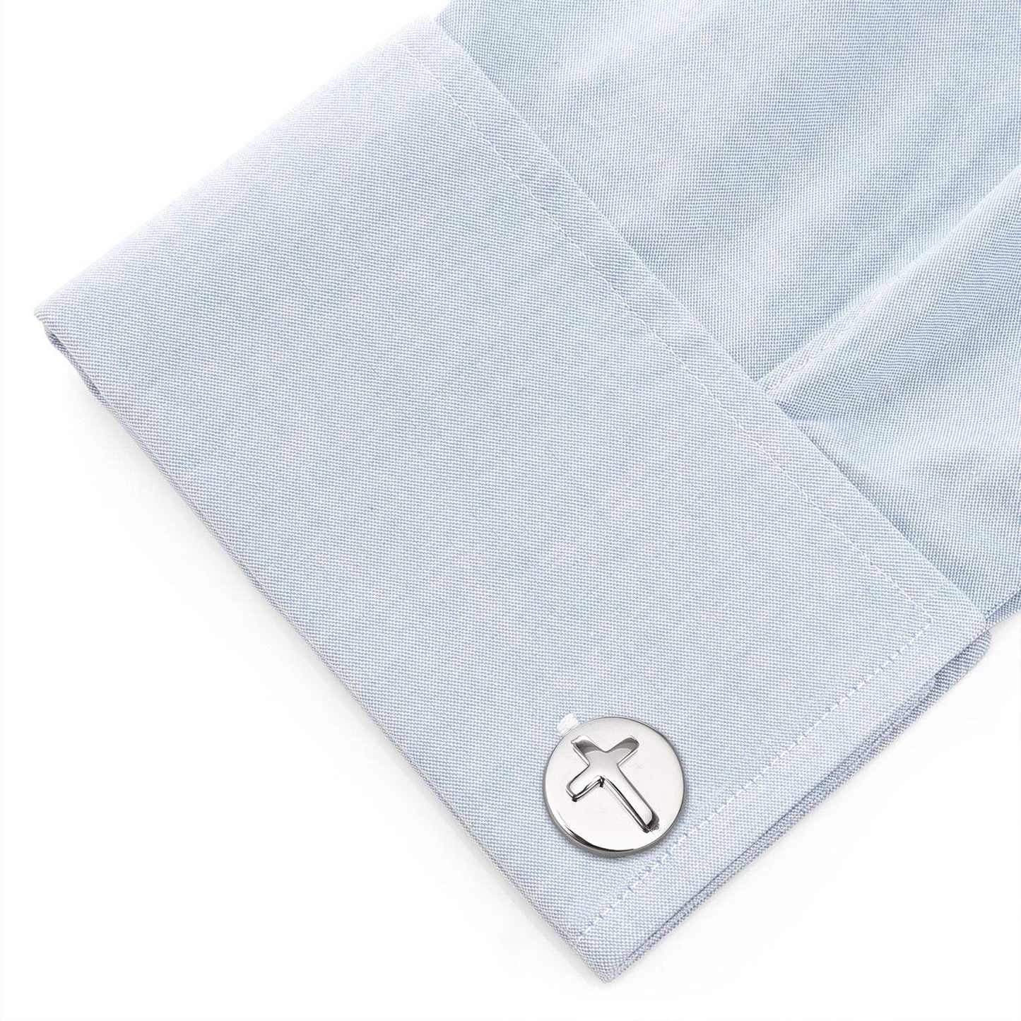Cross Stainless Steel Cufflinks and Tie Clip Gift Set - Cufflinks.com - Flyclothing LLC