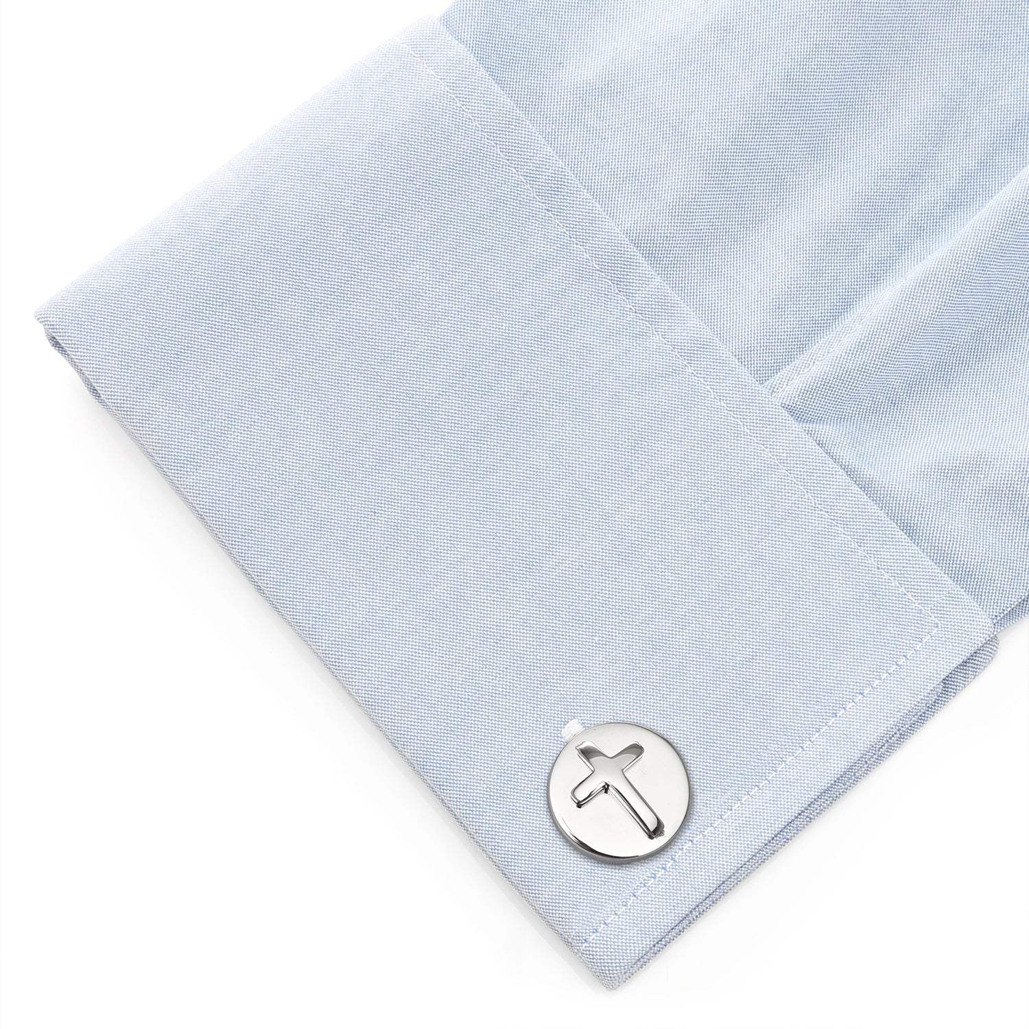 Cross Stainless Steel Cufflinks and Tie Clip Gift Set - Cufflinks.com - Flyclothing LLC