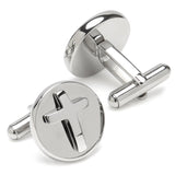Cross Stainless Steel Cufflinks and Tie Clip Gift Set