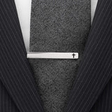 Cross Cutout Stainless Steel Tie Clip - Cufflinks.com - Flyclothing LLC