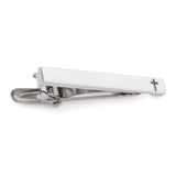 Cross Cutout Stainless Steel Tie Clip - Cufflinks.com - Flyclothing LLC