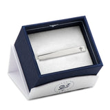Cross Cutout Stainless Steel Tie Clip