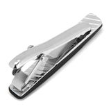 Stainless Steel Carbon Fiber Tire Tread Tie Clip - Cufflinks.com - Flyclothing LLC