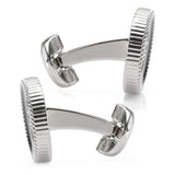 Crystal Button Rope Cufflinks - Cufflinks.com - Flyclothing LLC