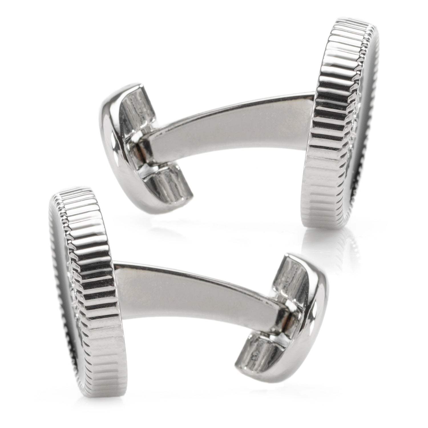 Crystal Button Rope Cufflinks - Cufflinks.com - Flyclothing LLC