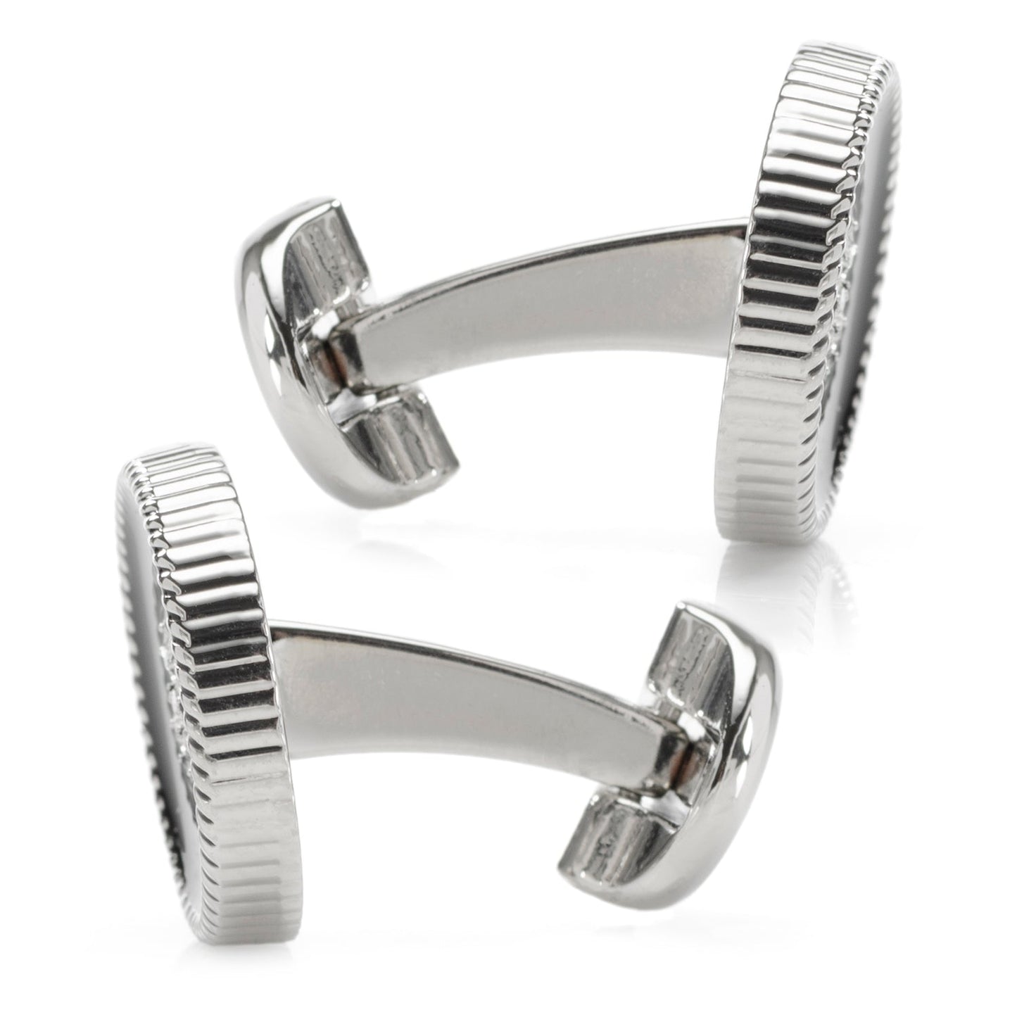 Crystal Button Rope Cufflinks - Cufflinks.com - Flyclothing LLC
