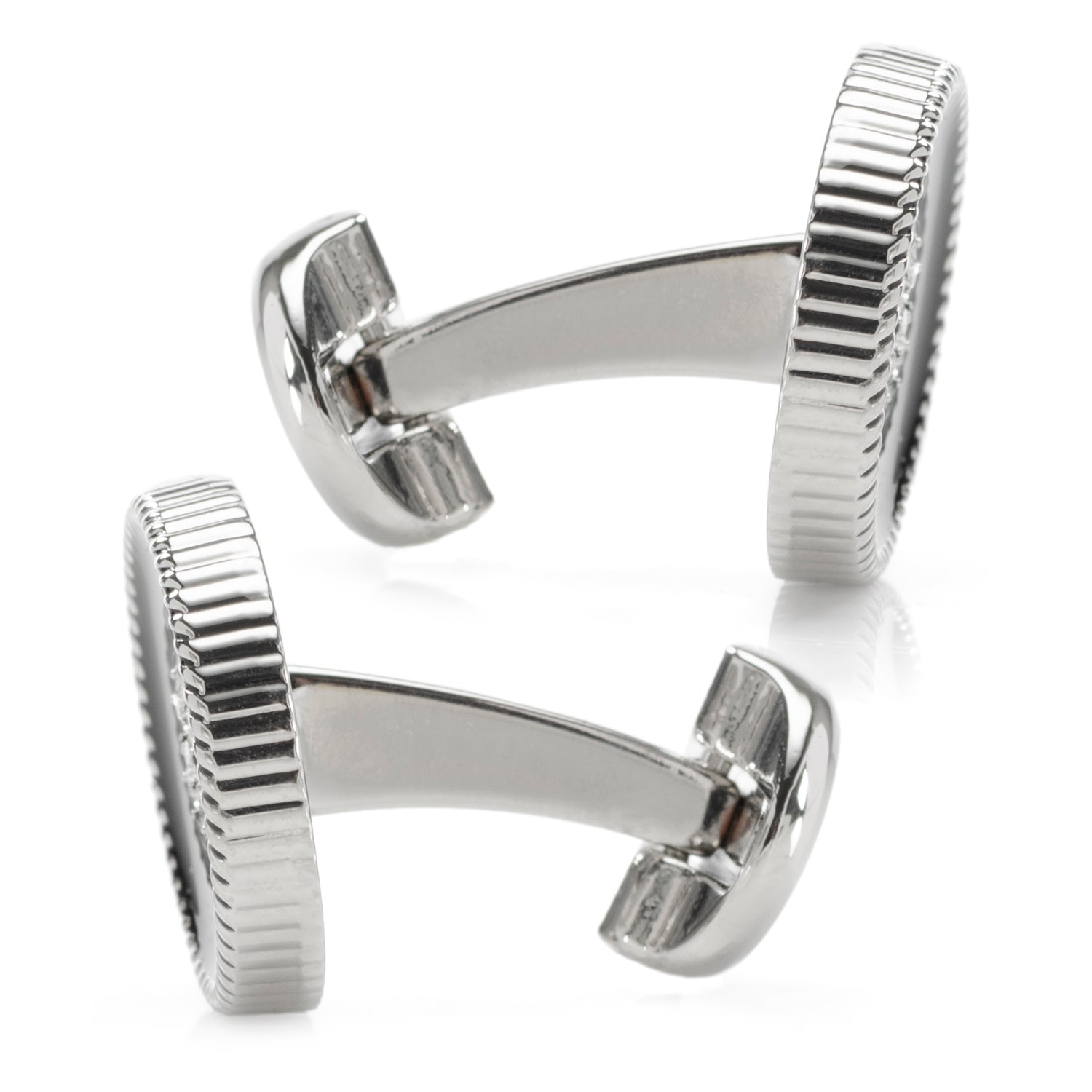 Crystal Button Rope Cufflinks - Cufflinks.com - Flyclothing LLC