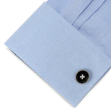 Crystal Button Rope Cufflinks - Cufflinks.com - Flyclothing LLC