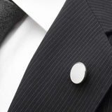 Stainless Steel Coin Edge Engravable Lapel Pin - Cufflinks.com - Flyclothing LLC