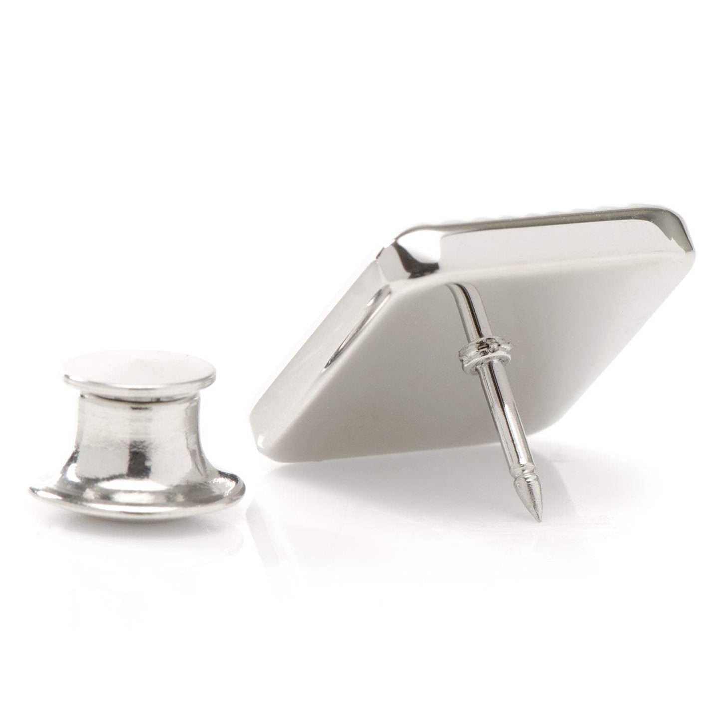 Stainless Steel Radiant Cross Lapel Pin - Cufflinks.com - Flyclothing LLC