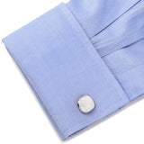 White Pave Crystal 5-Stud Set - Cufflinks.com - Flyclothing LLC