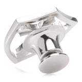Stainless Steel Cross Shield Lapel Pin - Cufflinks.com - Flyclothing LLC