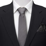Gray Cross Dot-Men's Tie - Cufflinks.com - Flyclothing LLC