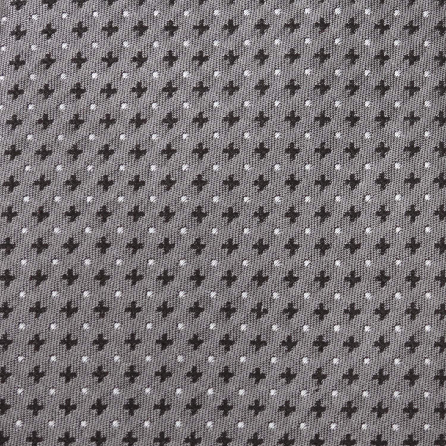 Gray Cross Dot-Men's Tie - Cufflinks.com - Flyclothing LLC