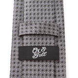 Gray Cross Dot-Men's Tie - Cufflinks.com - Flyclothing LLC