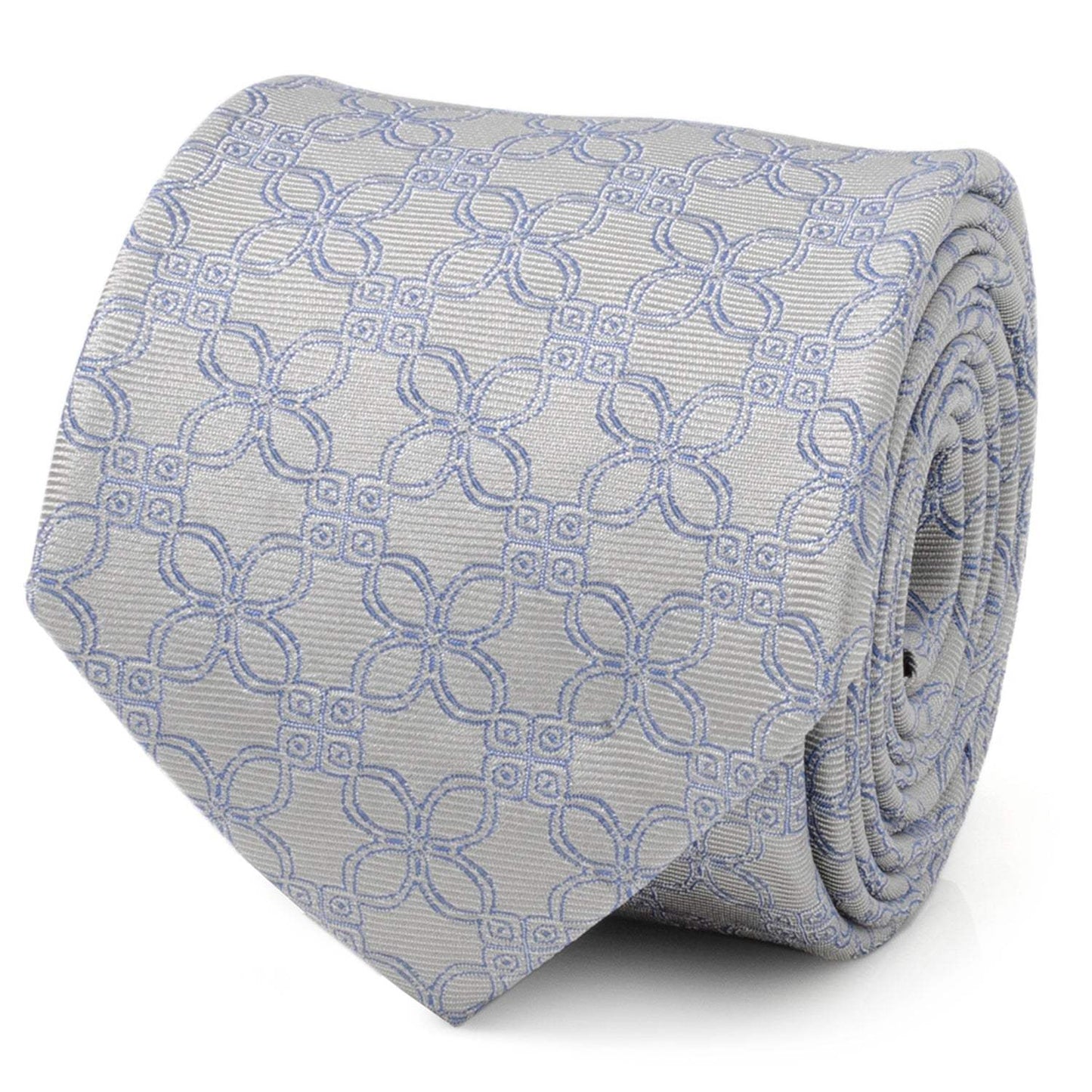 Gray Blue Art Deco Men's Tie - Cufflinks.com - Flyclothing LLC