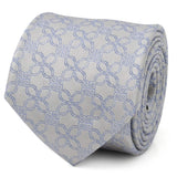 Gray Blue Art Deco Men's Tie - Cufflinks.com - Flyclothing LLC