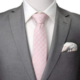 Pink Art Deco Men's Tie - Cufflinks.com - Flyclothing LLC
