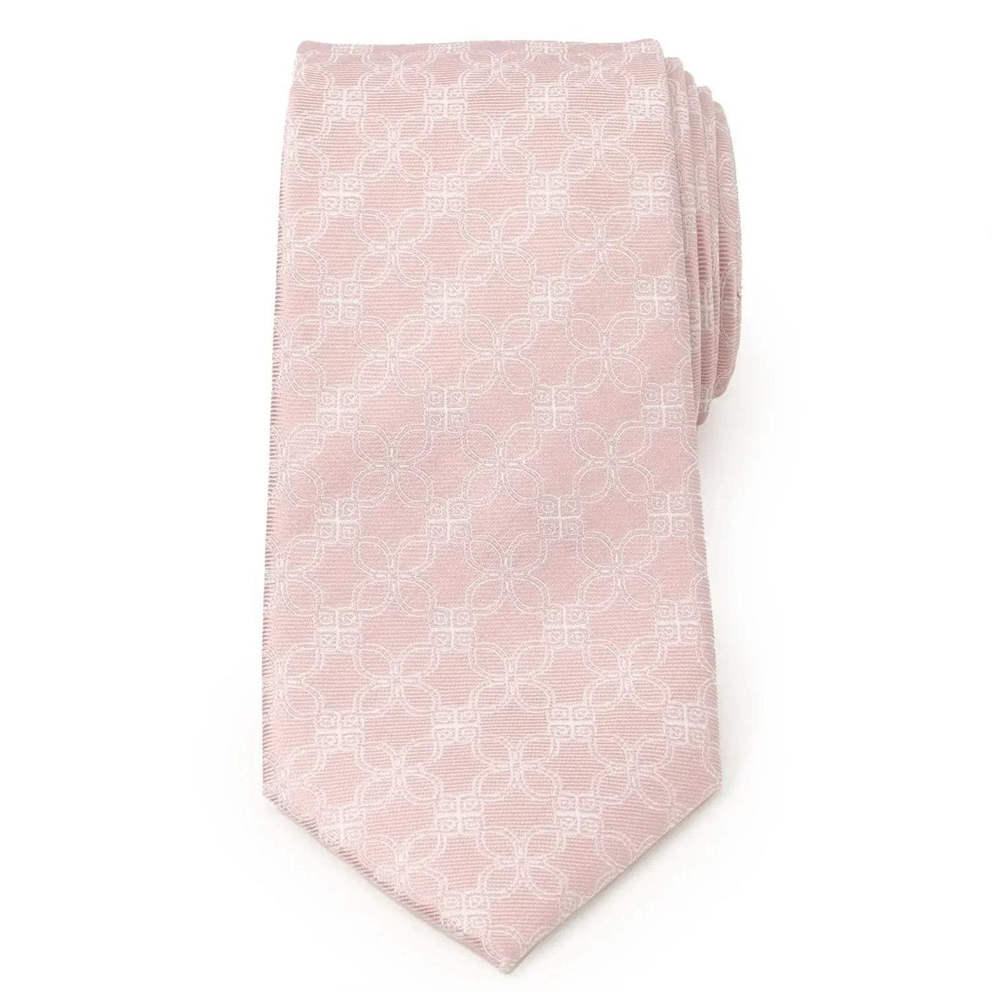 Pink Art Deco Men's Tie - Cufflinks.com - Flyclothing LLC