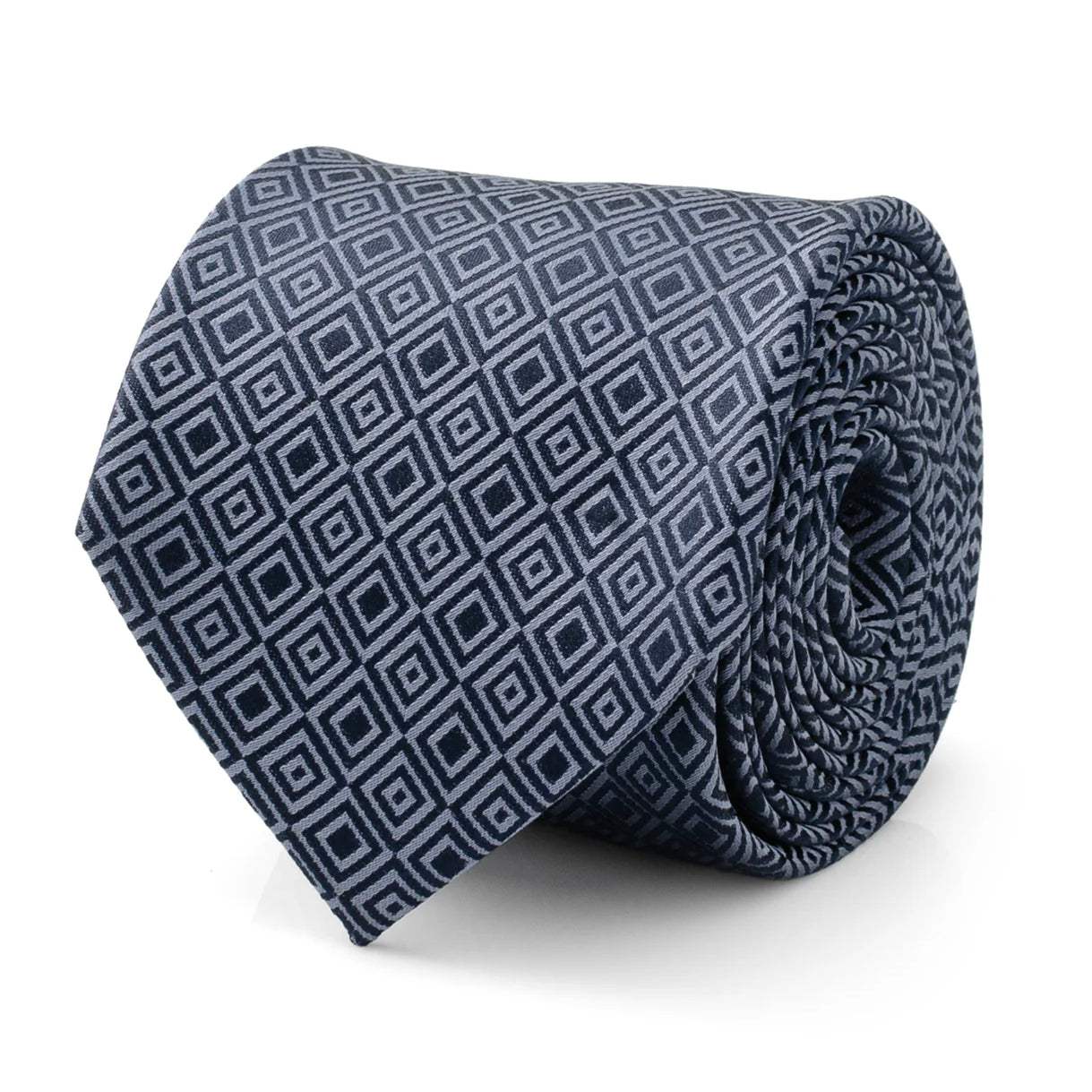 Navy Patterned Men's Tie - Cufflinks.com - Flyclothing LLC
