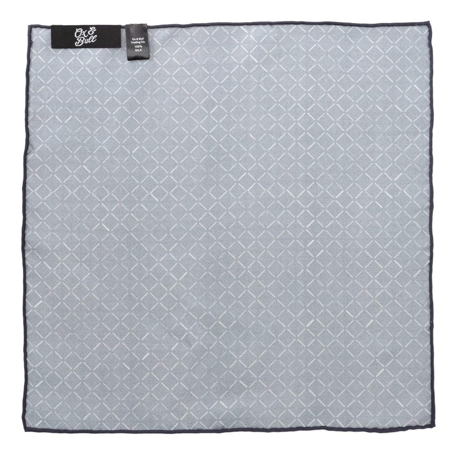 Navy Diamond Pocket Square - Cufflinks.com - Flyclothing LLC