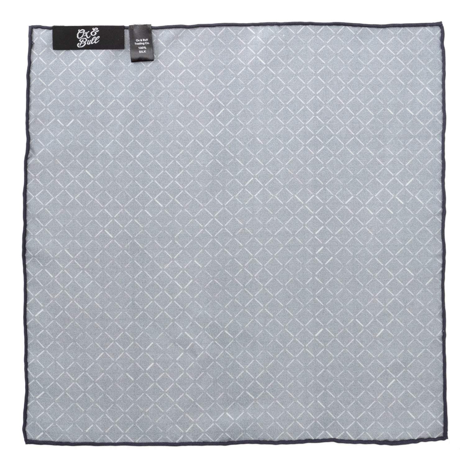 Navy Diamond Pocket Square - Cufflinks.com - Flyclothing LLC