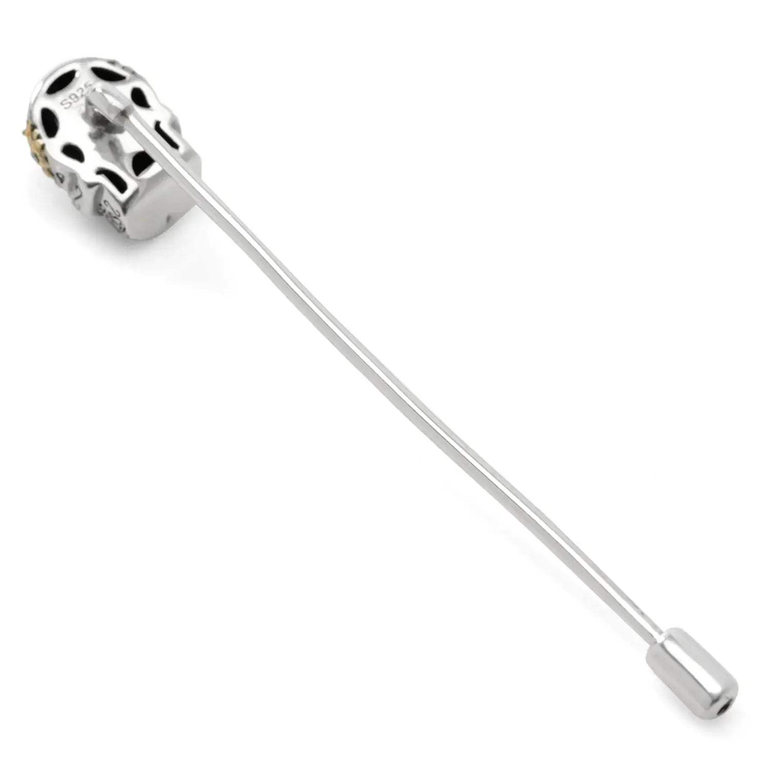 Sterling Silver Skull Stick Pin - Cufflinks.com - Flyclothing LLC