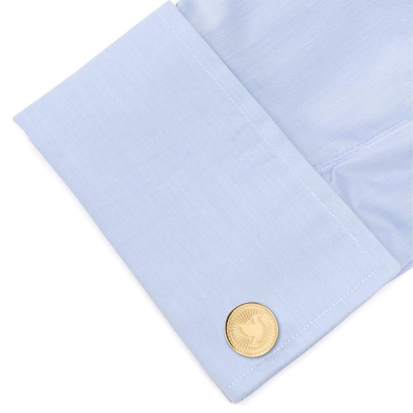 Gold Dove Radial Cufflinks - Cufflinks.com - Flyclothing LLC