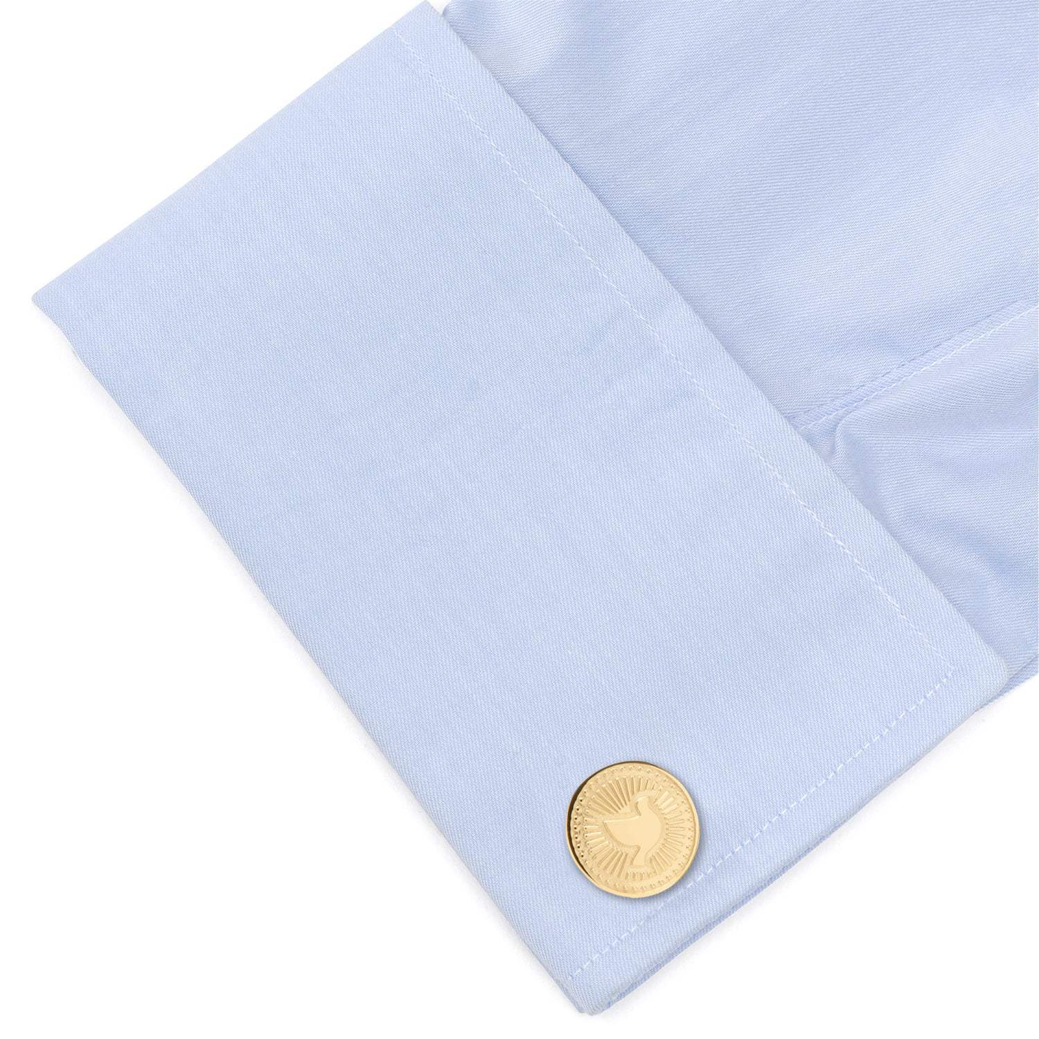 Gold Dove Radial Cufflinks - Cufflinks.com - Flyclothing LLC