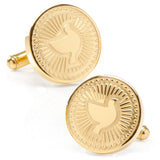 Gold Dove Radial Cufflinks - Cufflinks.com - Flyclothing LLC