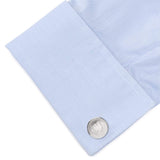 Silver Dove Radial Cufflinks - Cufflinks.com - Flyclothing LLC