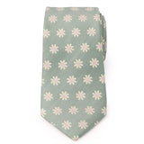 Daisy Soft Green Men's Tie - Cufflinks.com - Flyclothing LLC