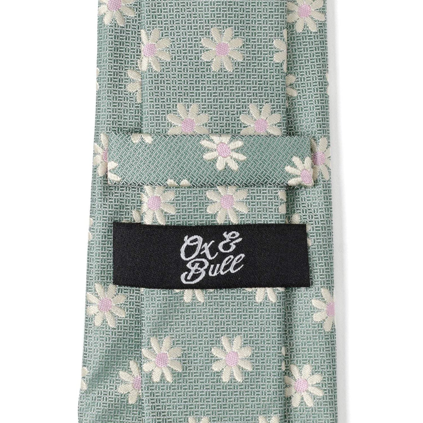 Daisy Soft Green Men's Tie - Cufflinks.com - Flyclothing LLC
