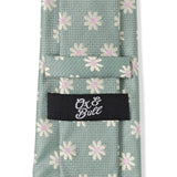 Daisy Soft Green Men's Tie - Cufflinks.com - Flyclothing LLC