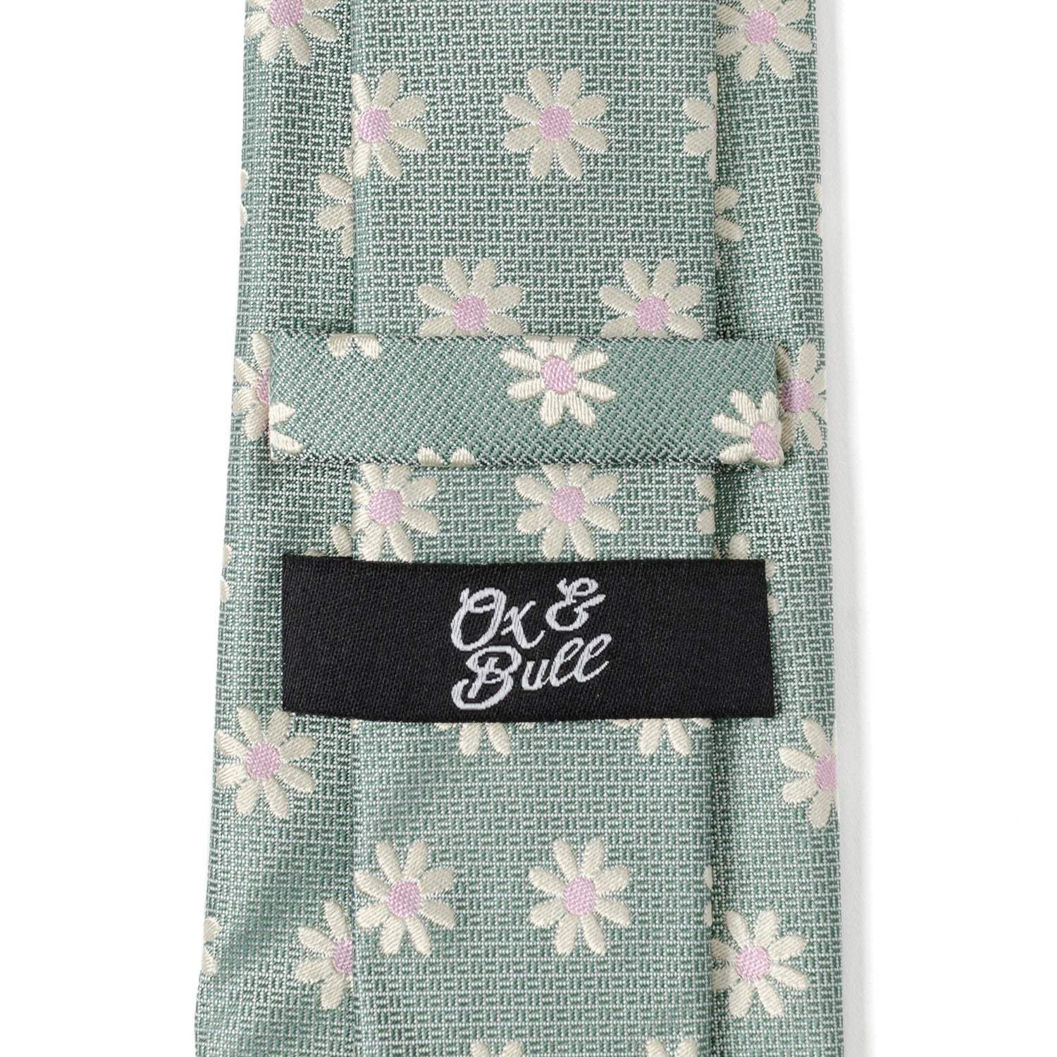 Daisy Soft Green Men's Tie - Cufflinks.com - Flyclothing LLC
