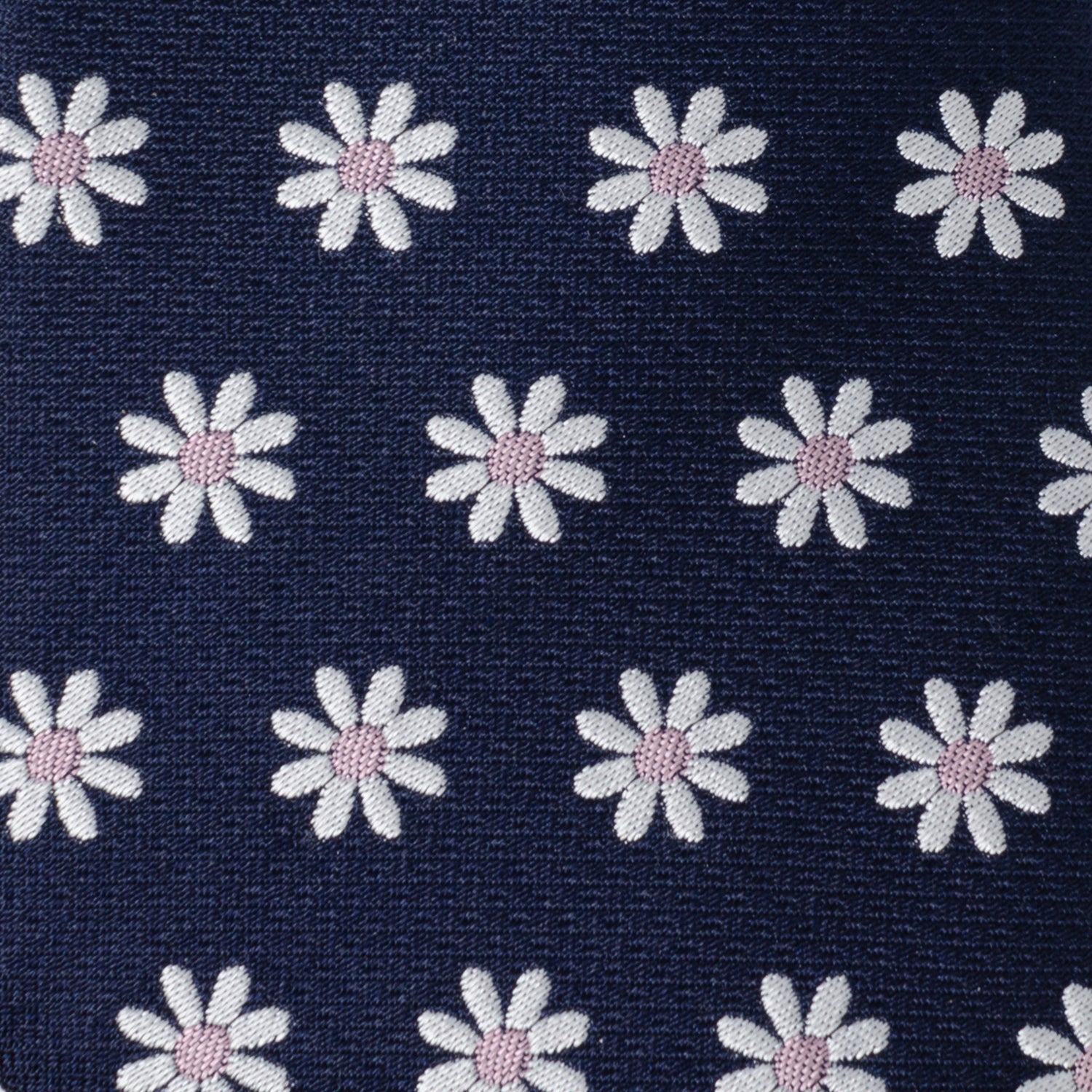 Daisy Navy Blue Men's Tie - Cufflinks.com - Flyclothing LLC