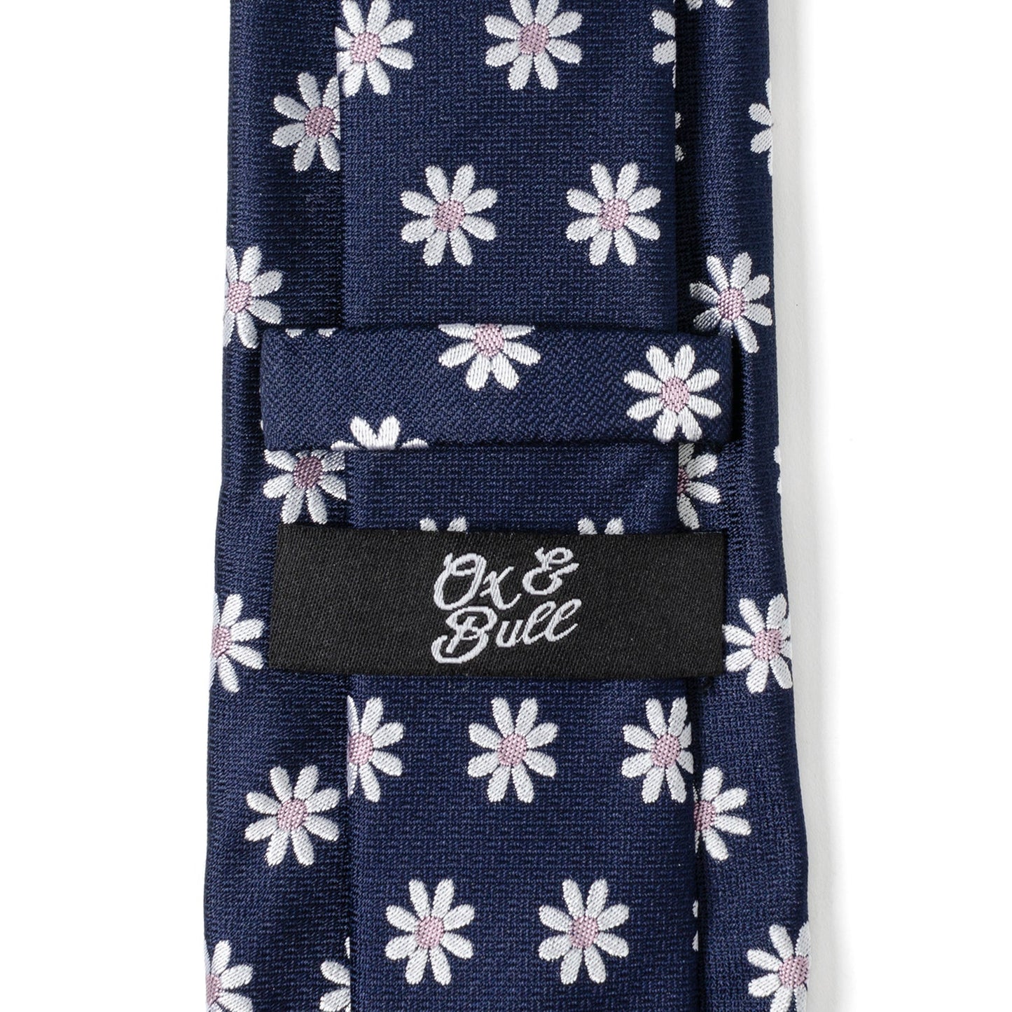 Daisy Navy Blue Men's Tie - Cufflinks.com - Flyclothing LLC