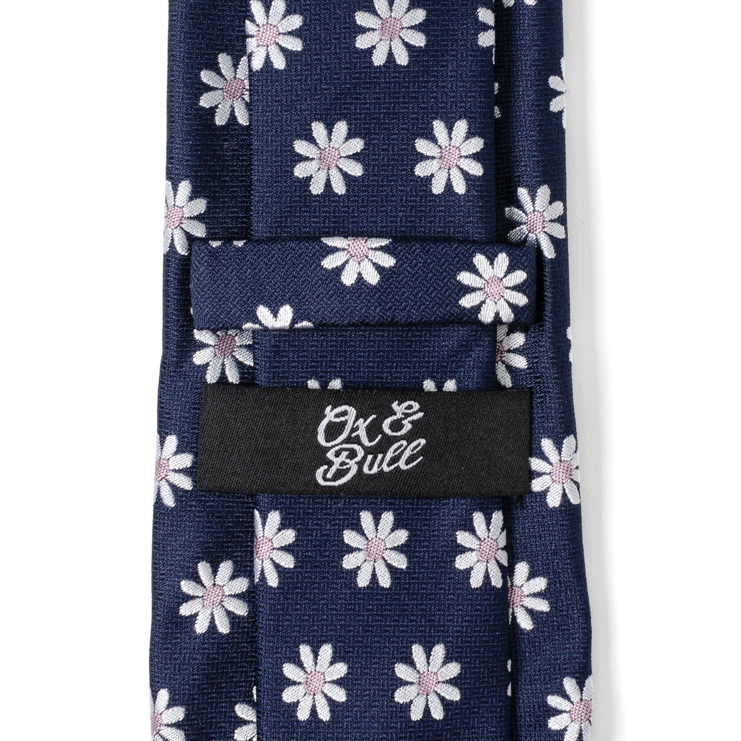 Daisy Navy Blue Men's Tie - Cufflinks.com - Flyclothing LLC