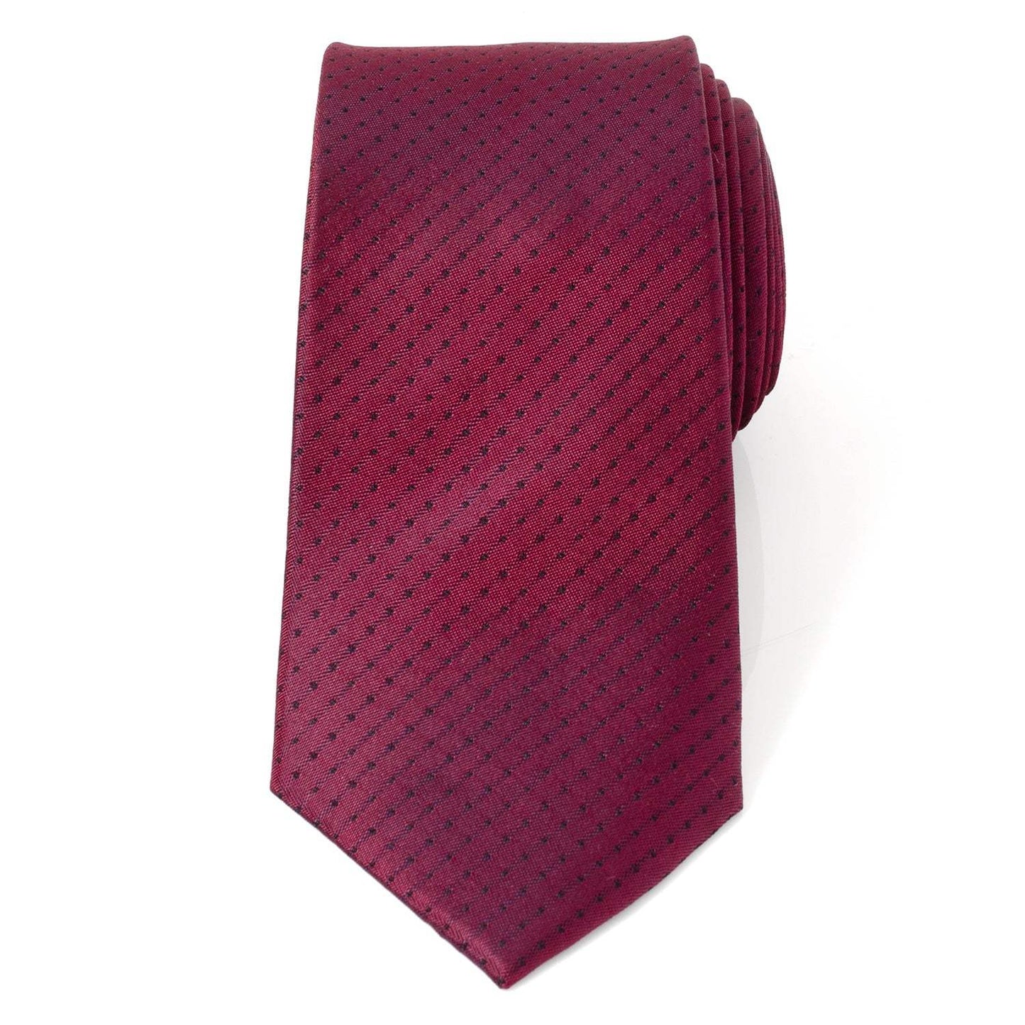 Red Pin Dot Men's Tie - Cufflinks.com - Flyclothing LLC
