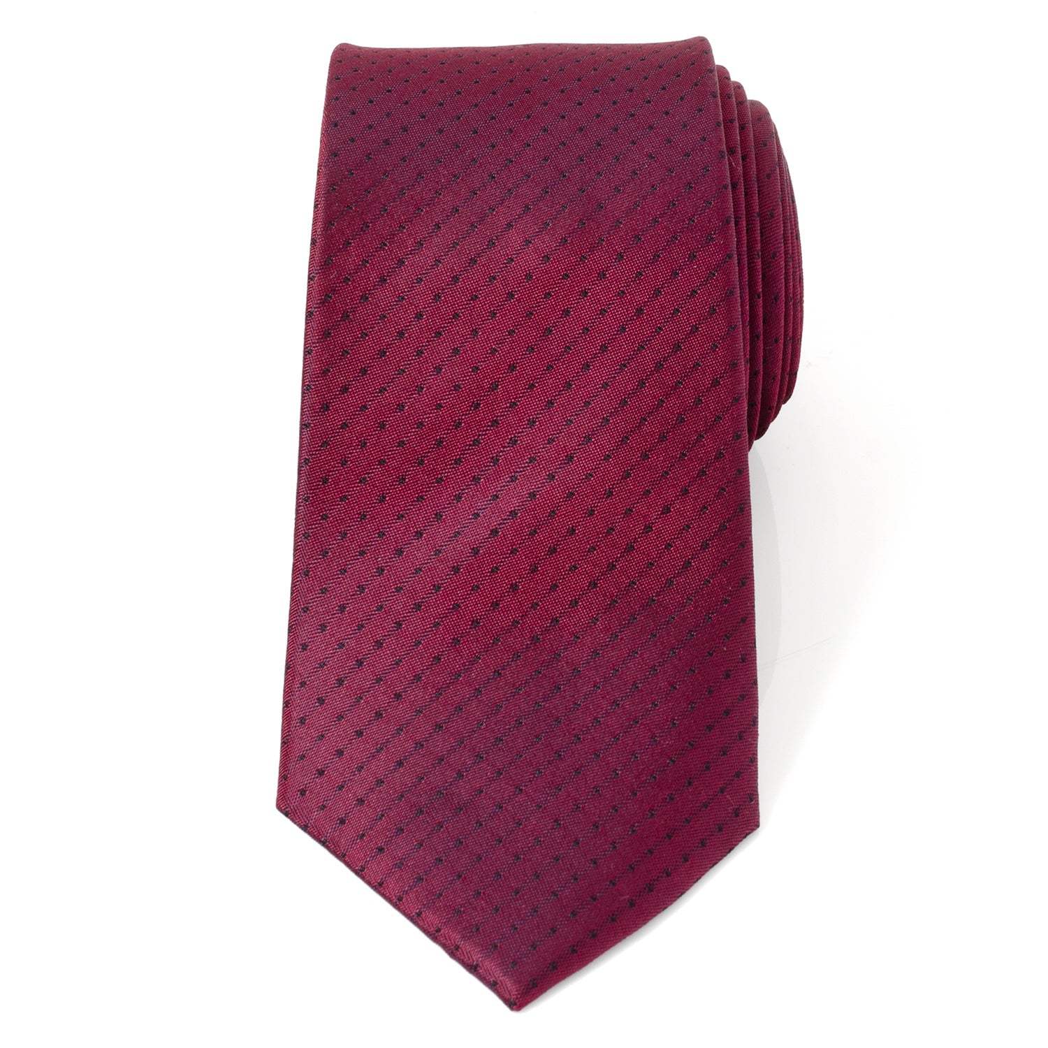 Red Pin Dot Men's Tie - Cufflinks.com - Flyclothing LLC