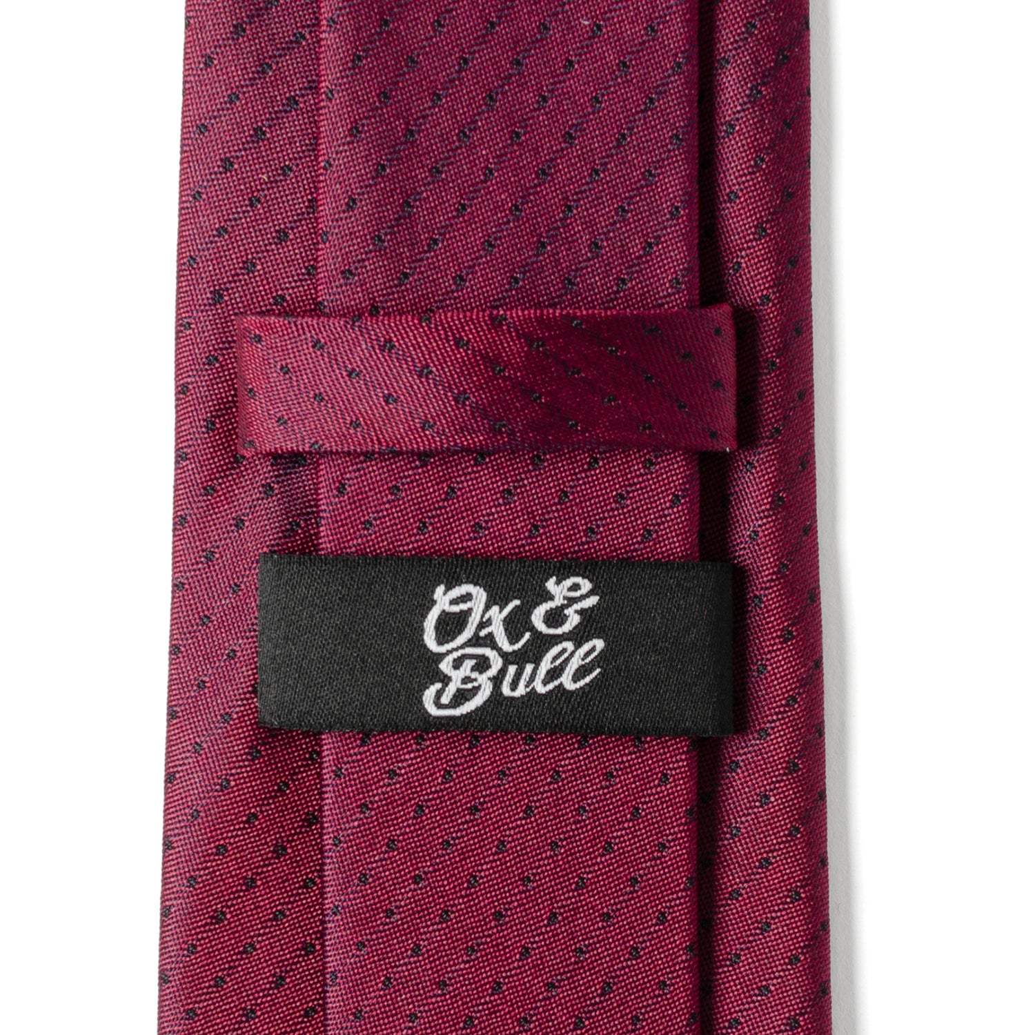 Red Pin Dot Men's Tie - Cufflinks.com - Flyclothing LLC