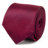 Red Pin Dot Men's Tie - Cufflinks.com - Flyclothing LLC