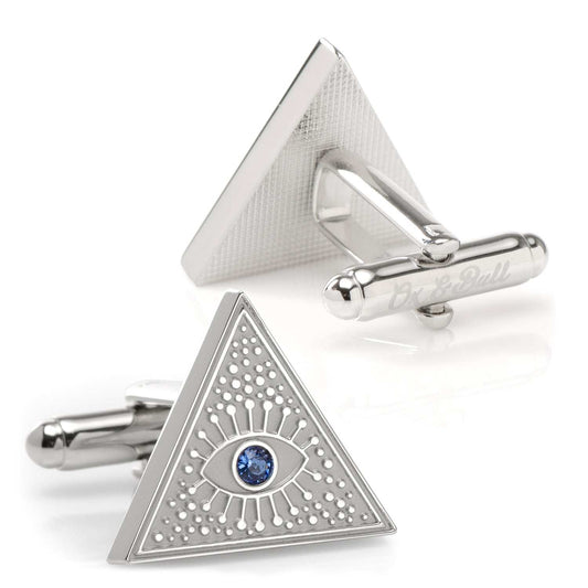 Evil Eye Amulet Cufflinks - Cufflinks.com - Flyclothing LLC