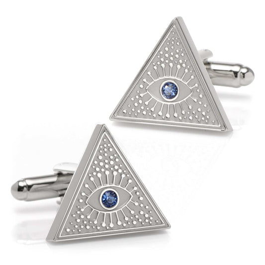 Evil Eye Amulet Cufflinks - Cufflinks.com - Flyclothing LLC