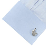Stainless Steel Eagle Head Cufflinks - Cufflinks.com - Flyclothing LLC
