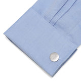 Stainless Steel Engravable Baseball Cufflinks - Cufflinks.com - Flyclothing LLC