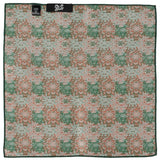 Green Floral Tie and Pocket Square Gift Set - Cufflinks.com - Flyclothing LLC
