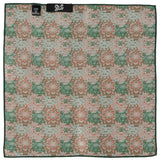 Green Floral Pocket Square - Cufflinks.com - Flyclothing LLC