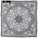 Black/White Men's Silk Pocket Square - Cufflinks.com - Flyclothing LLC